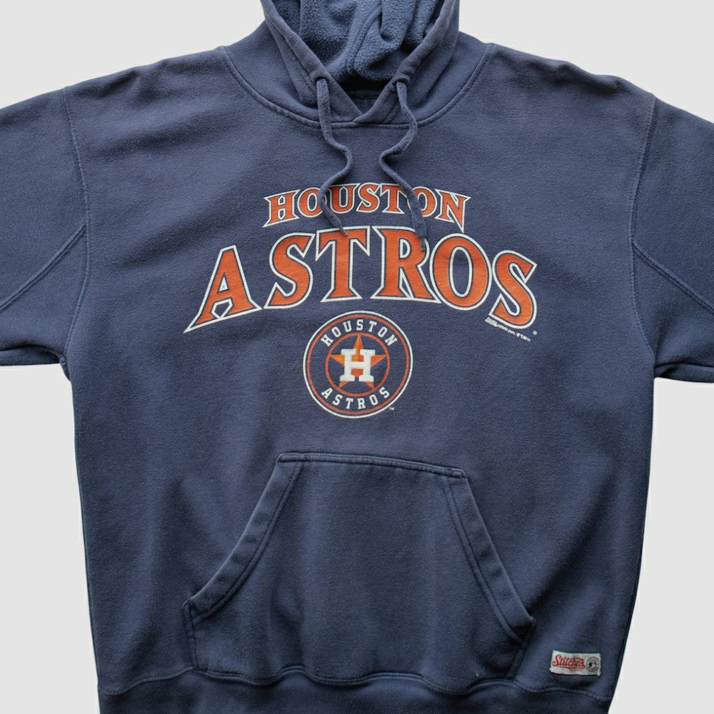 Navy Houston Astros Stitches 2014 Pullover Sweatshirt