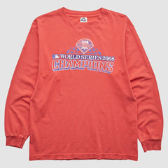 Red Philadelphia Phillies 2008 Long Sleeve T-Shirt