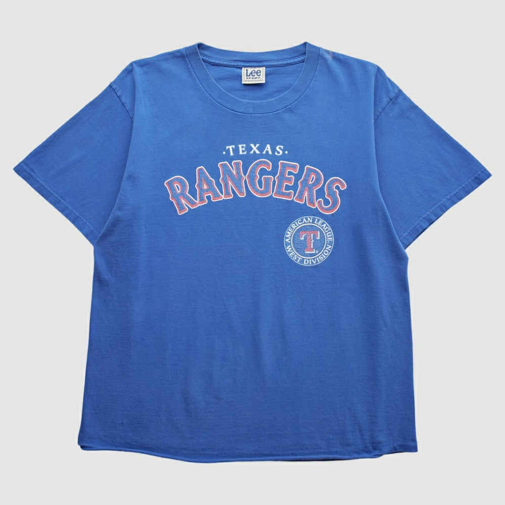 Blue Texas Rangers Lee Apparel 2000s T-Shirt