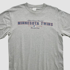 Heather Gray Minnesota Twins Majestic 2002 T-Shirt