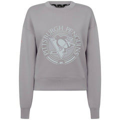 NHL Pittsburgh Penguins Levelwear Women's Slate & Snow Sponge Tri-Blend Sweatshirt