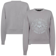 NHL Florida Panthers Levelwear Women's Slate & Snow Sponge Tri-Blend Sweatshirt
