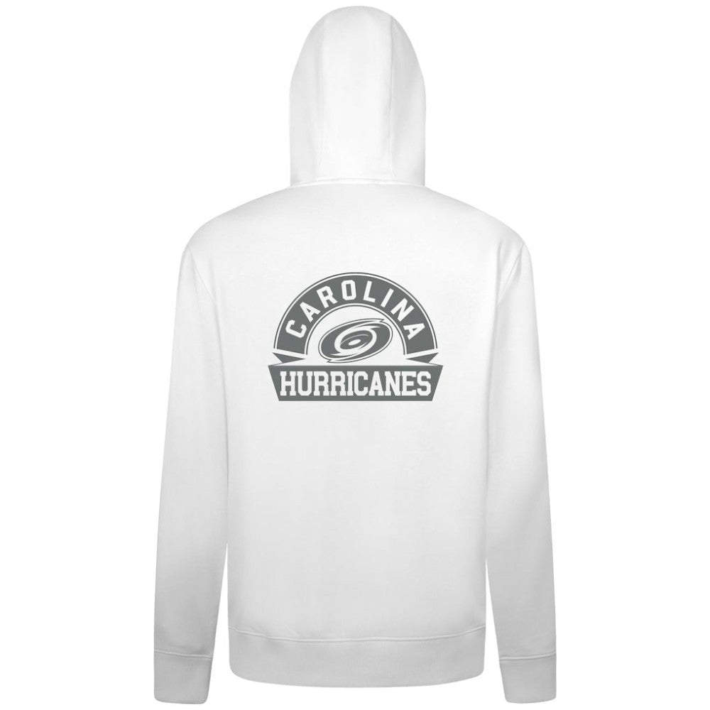 NHL Carolina Hurricanes Levelwear Podium Chenille Logo Full-Zip Hoodie