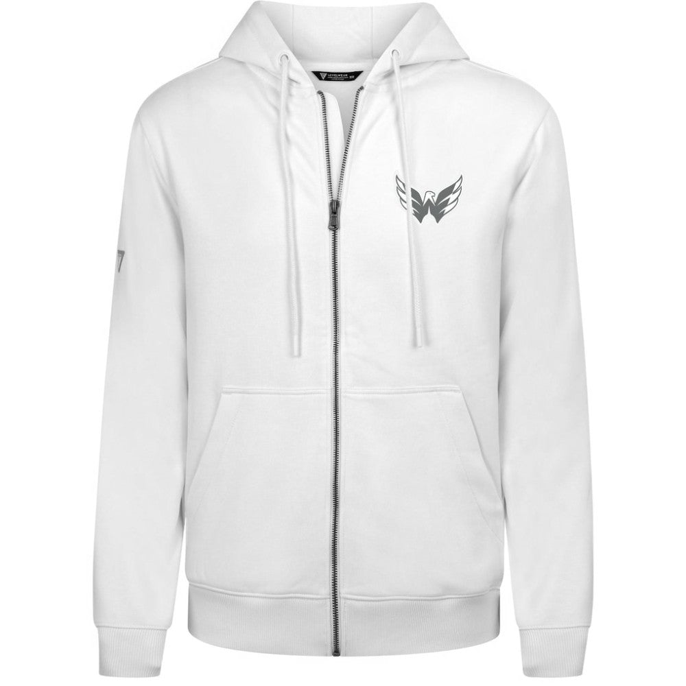 NHL Washington Capitals Levelwear Podium Chenille Logo Full-Zip Hoodie
