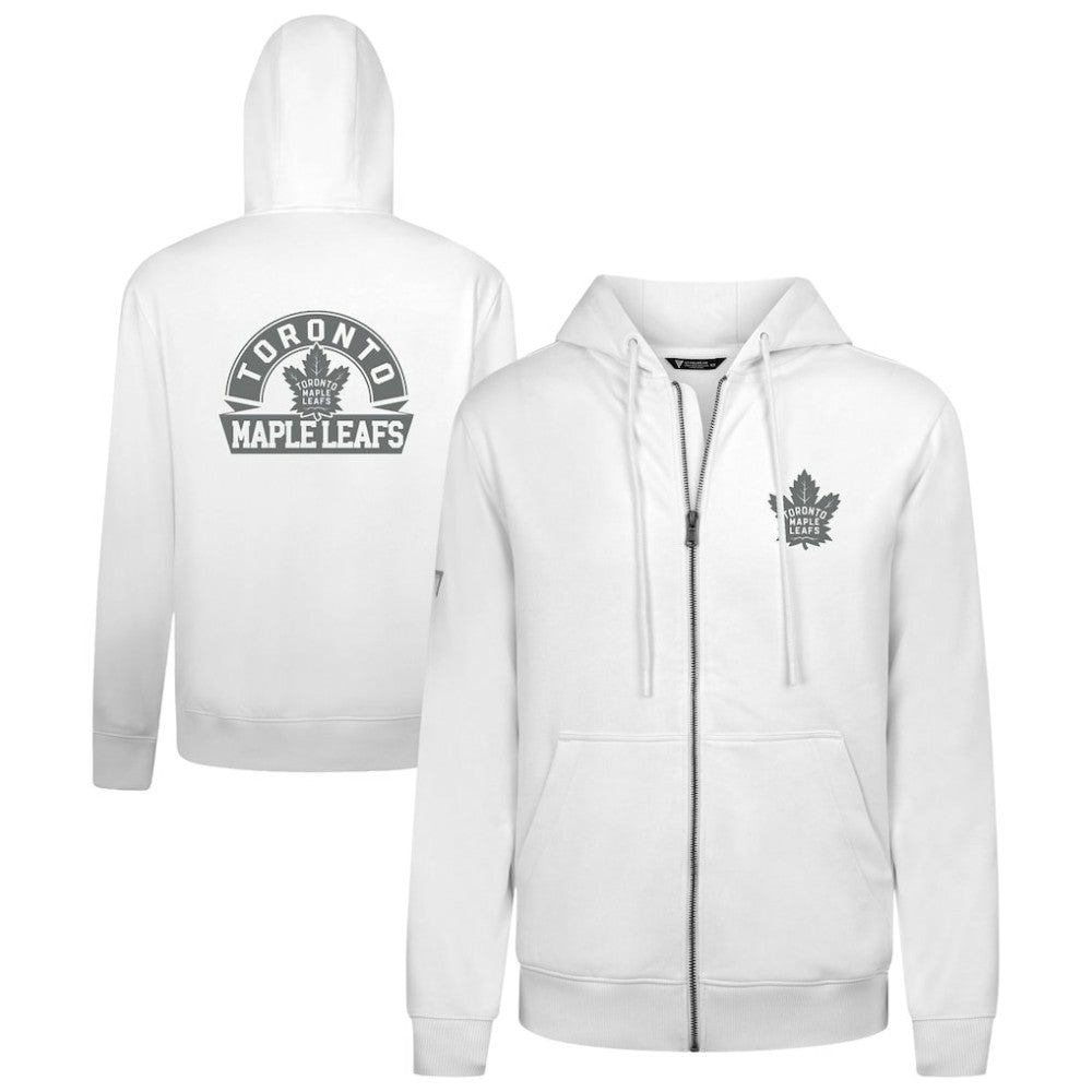 NHL Toronto Maple Leafs Levelwear Podium Chenille Logo Full-Zip Hoodie