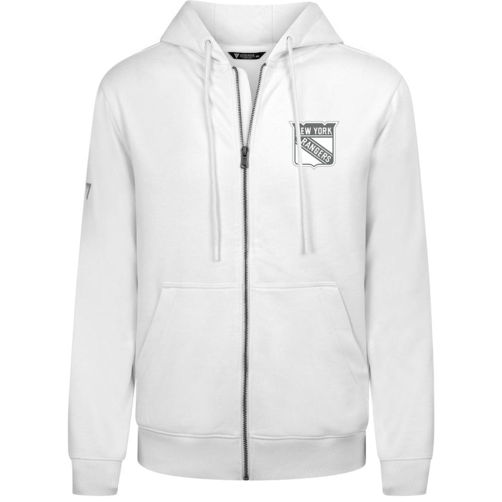NHL New York Rangers Levelwear Podium Chenille Logo Full-Zip Hoodie