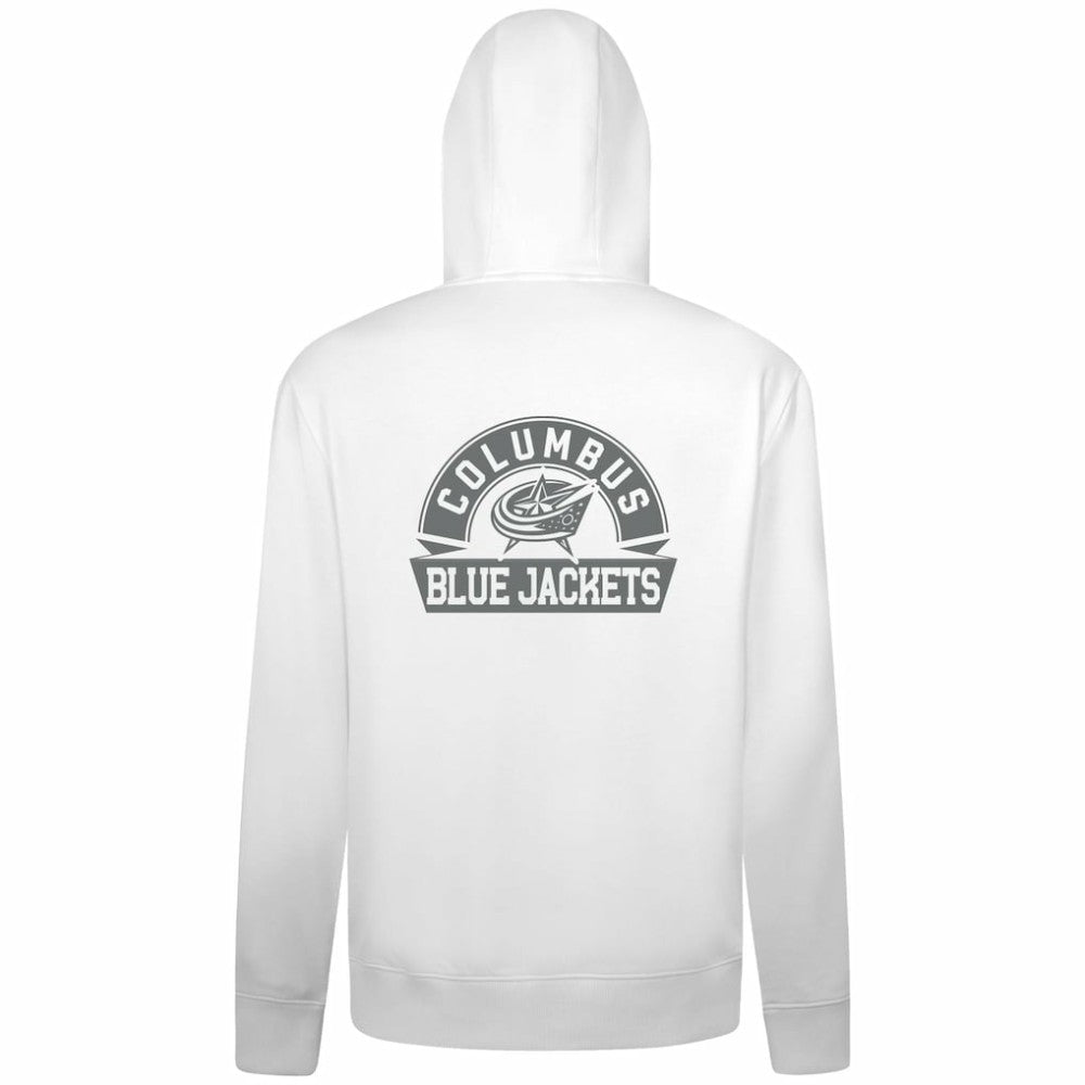 NHL Columbus Blue Jackets Levelwear Podium Banner Arch Full-Zip Hoodie