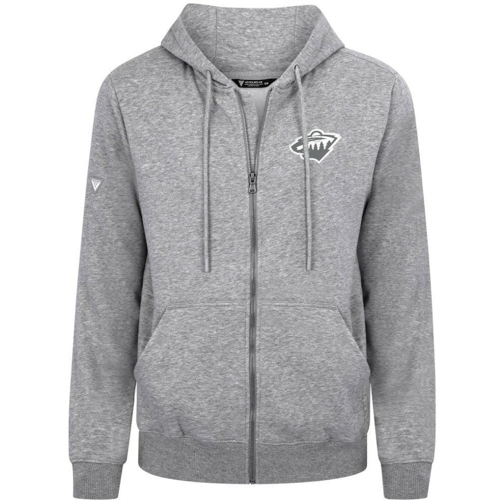 NHL Minnesota Wild Levelwear Podium Banner Arch Full-Zip Hoodie