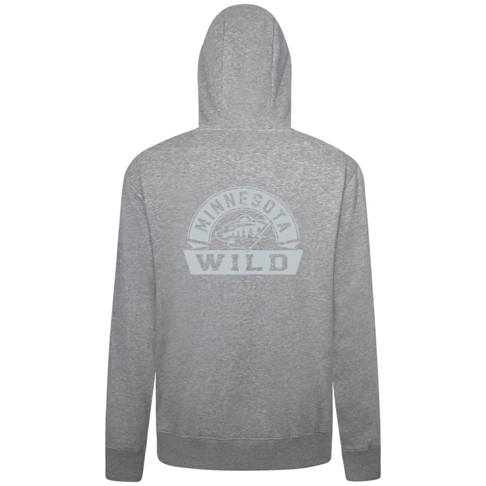 NHL Minnesota Wild Levelwear Podium Banner Arch Full-Zip Hoodie