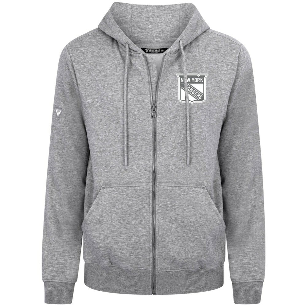 NHL New York Rangers Levelwear Podium Banner Arch Full-Zip Hoodie