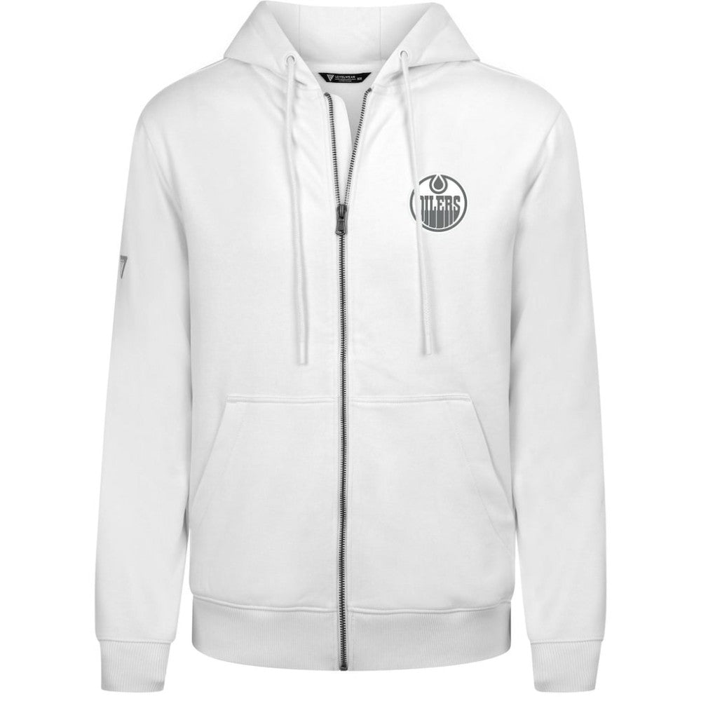 NHL Edmonton Oilers Levelwear Podium Banner Arch Full-Zip Hoodie