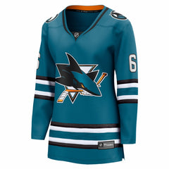 NHL Sam Dickinson San Jose Sharks Fanatics Women's Home Breakaway Jersey
