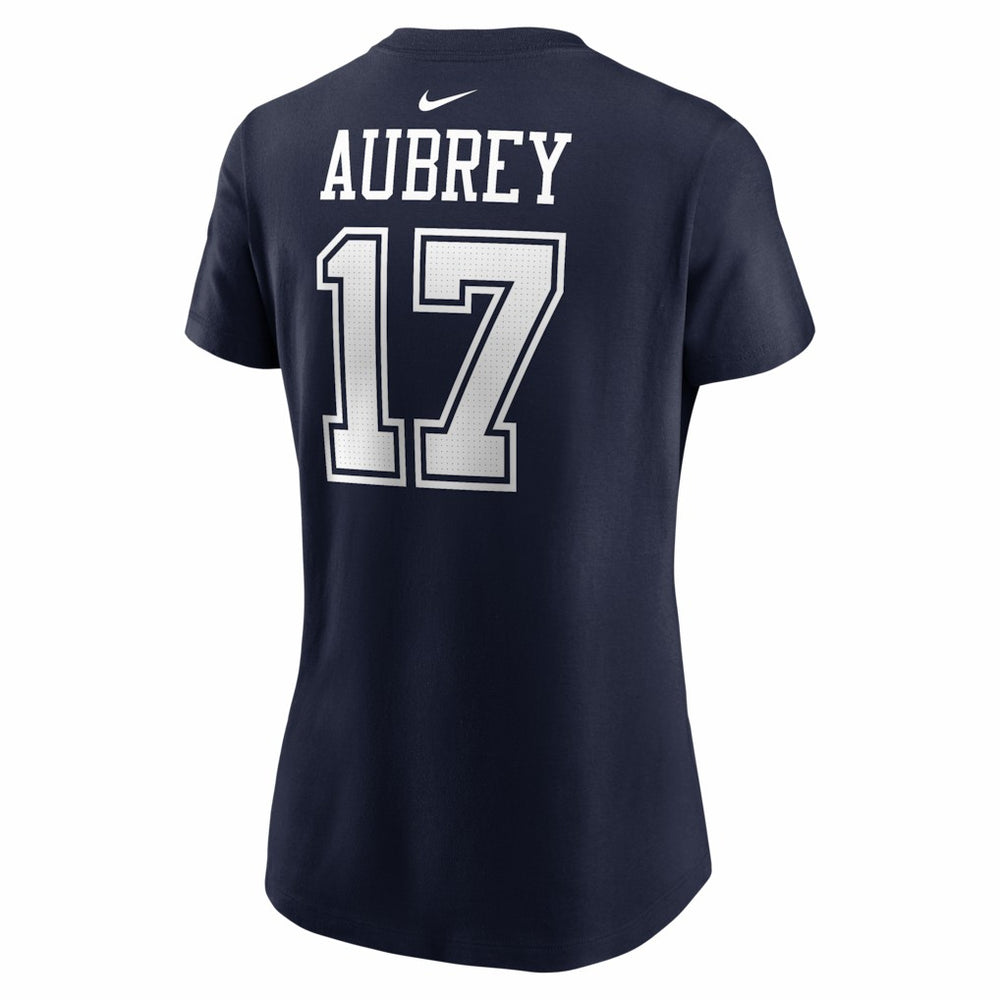 Brandon Aubrey  Women's Player Name & Number T-Shirt - Dallas Cowboys T-shirts