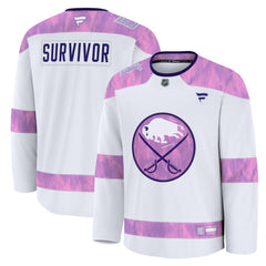 NHL Buffalo Sabres Fanatics Hockey Fights Cancer Survivor Practice Jersey