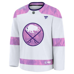NHL Buffalo Sabres Fanatics Hockey Fights Cancer Survivor Practice Jersey