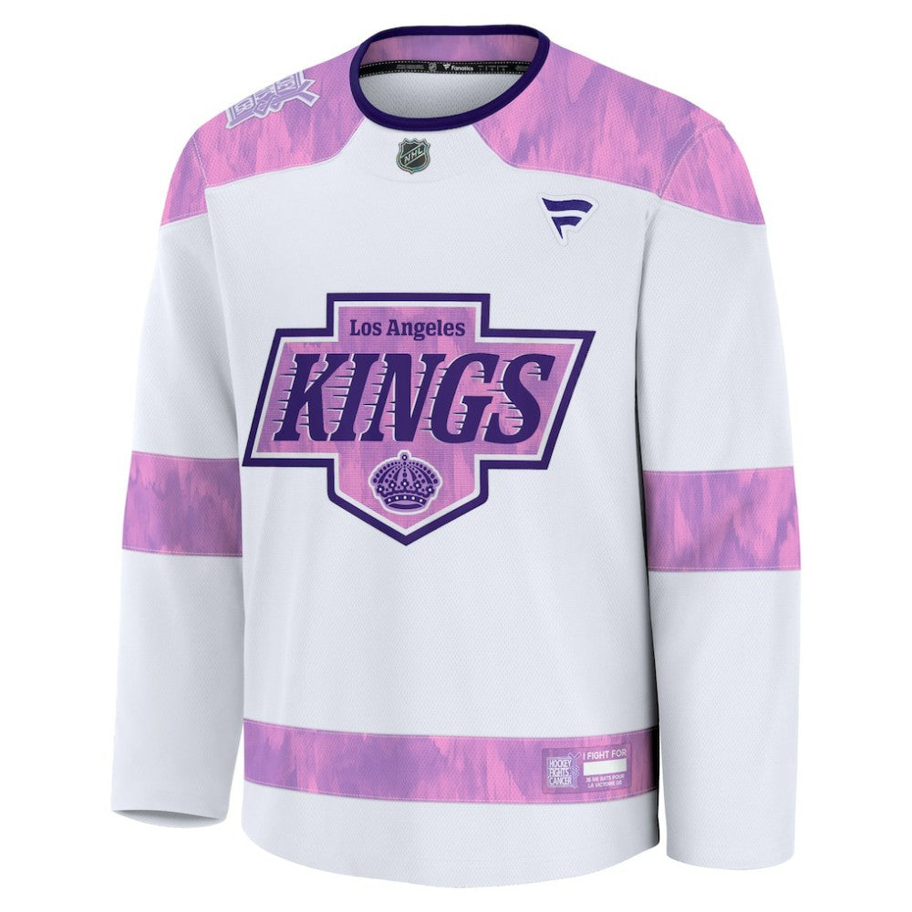 NHL Los Angeles Kings Fanatics Hockey Fights Cancer Survivor Practice Jersey