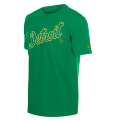Green Detroit Tigers New Era 2026 St. Patrick's Day T-Shirt
