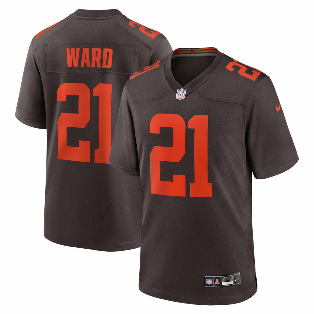 Denzel Ward  Alpha Dawg Game Jersey - Cleveland Browns Jerseys