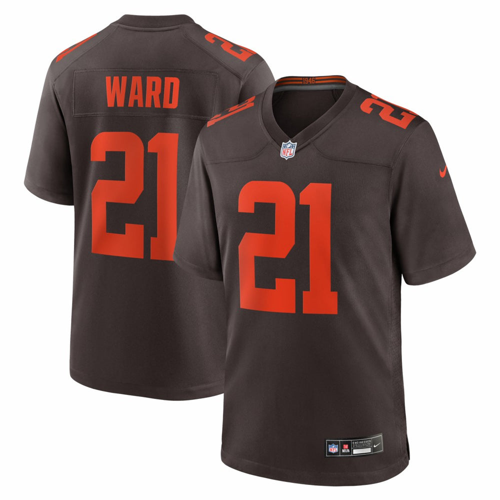 Denzel Ward  Alpha Dawg Game Jersey - Cleveland Browns Jerseys