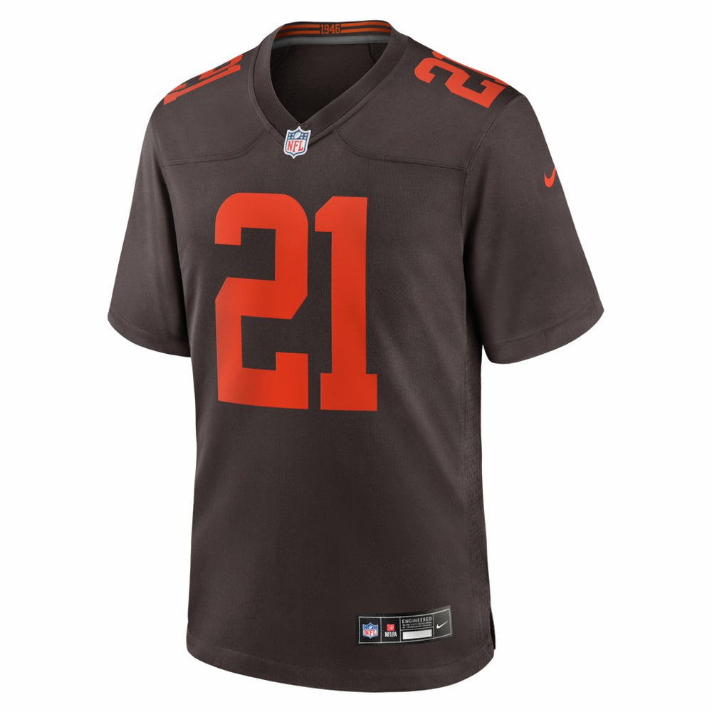 Denzel Ward  Alpha Dawg Game Jersey - Cleveland Browns Jerseys