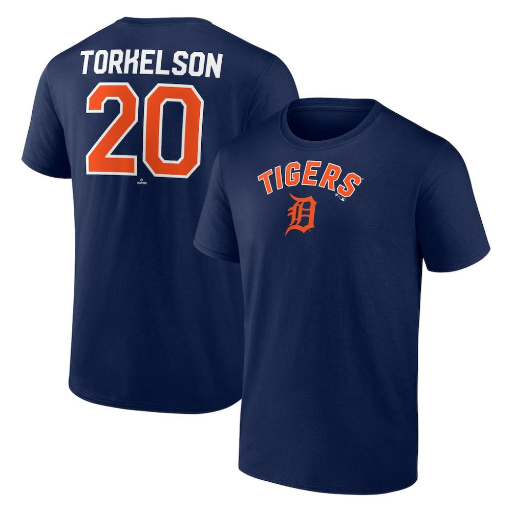 Navy Spencer Torkelson Detroit Tigers Winning Streak Name & Number T-Shirt