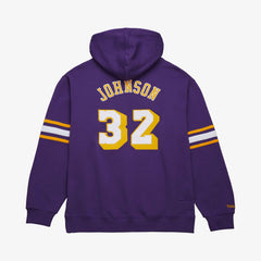 Mitchell & Ness Magic Johnson Los Angeles Lakers Name & Number Hoodie