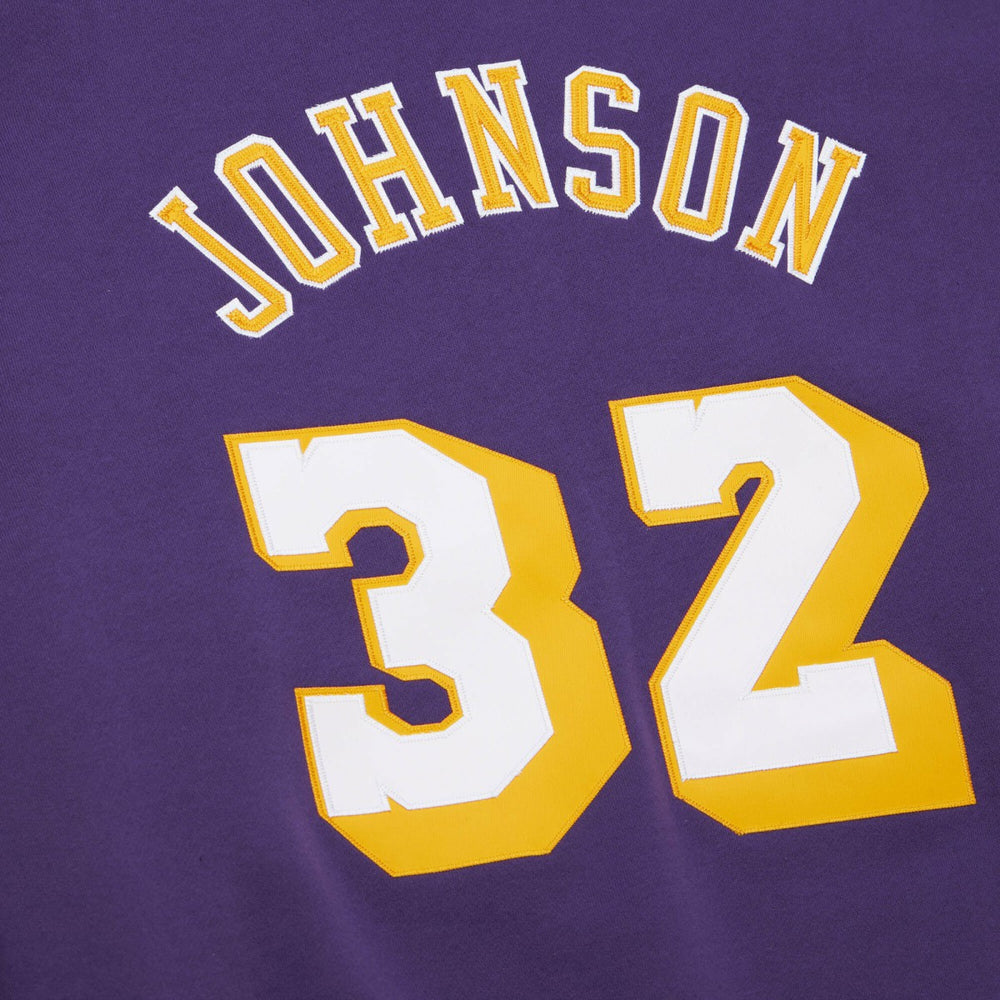 Mitchell & Ness Magic Johnson Los Angeles Lakers Name & Number Hoodie