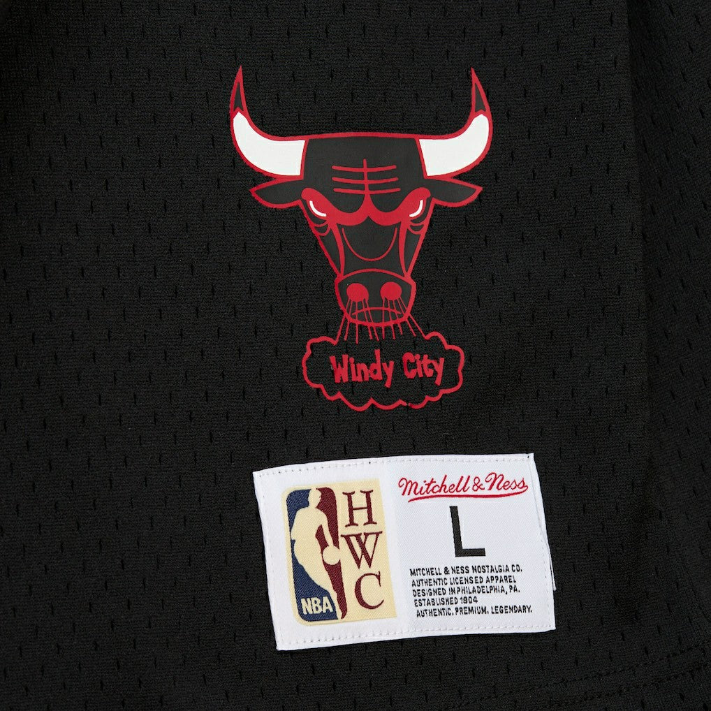 Mitchell & Ness Dennis Rodman Chicago Bulls Mesh Name & Number Short Sleeve Hoodie sale