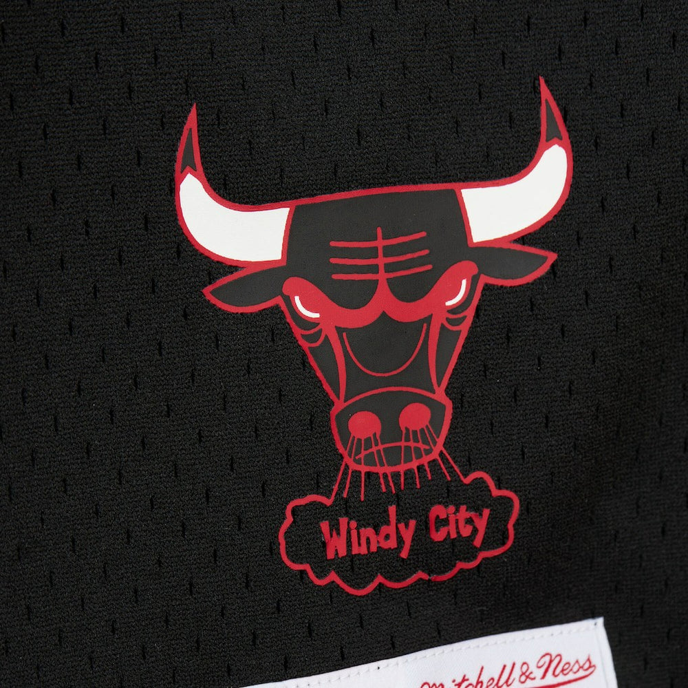 Mitchell & Ness Dennis Rodman Chicago Bulls Mesh Name & Number Short Sleeve Hoodie sale