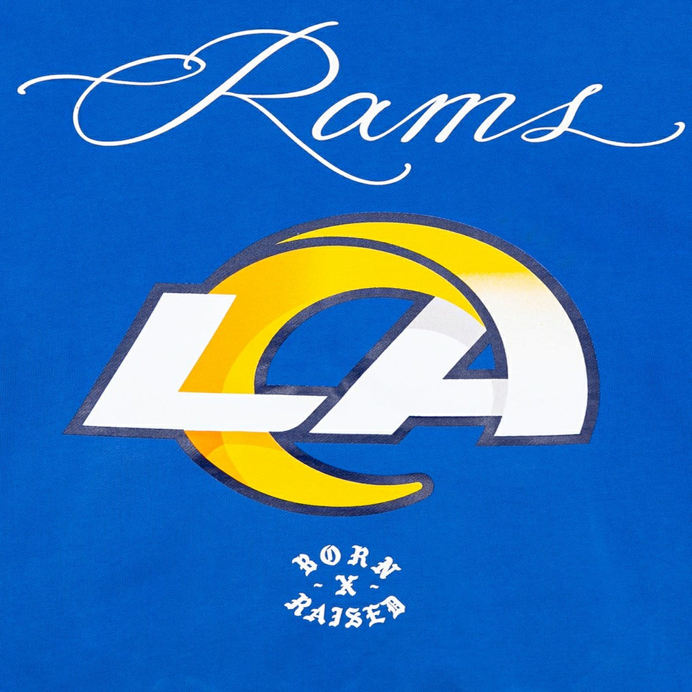 Born x Raised Unisex Fine Line Hoodie - Los Angeles Rams Hoodies