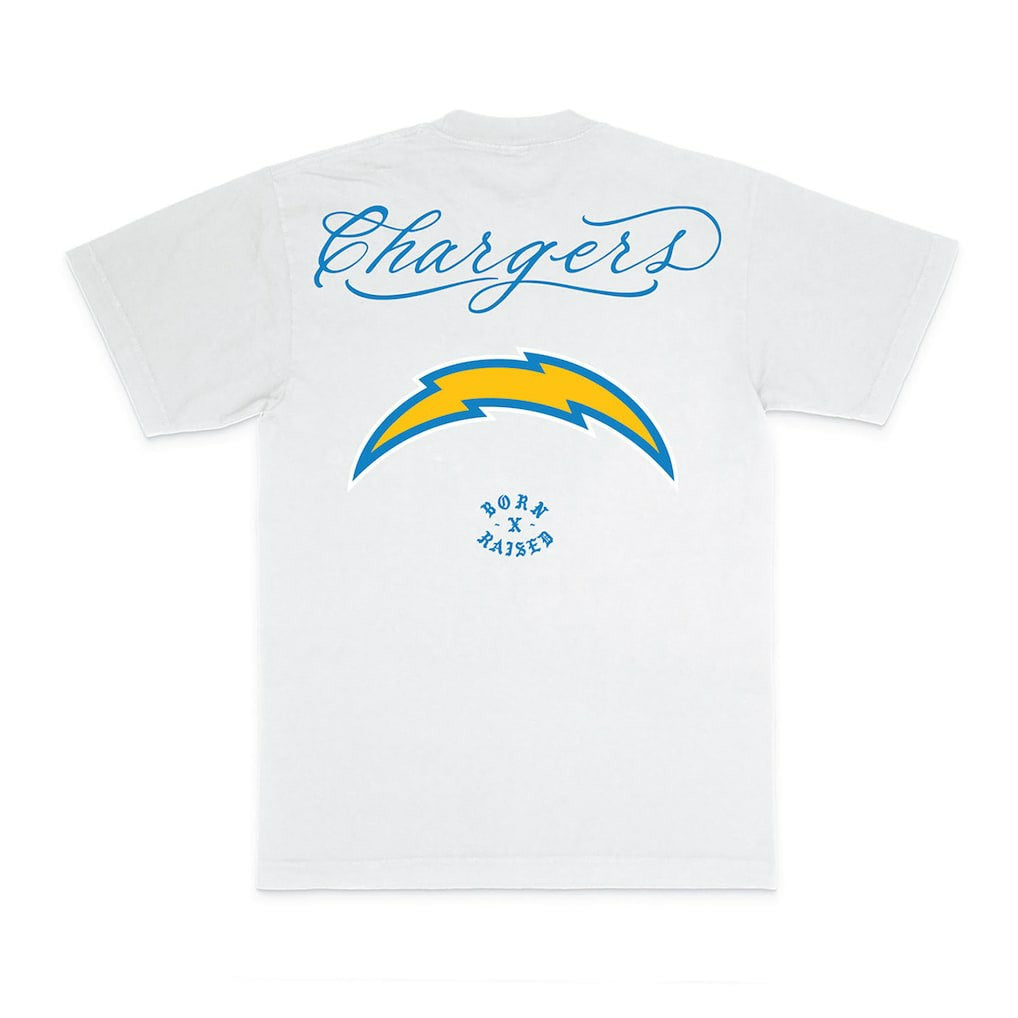 Born x Raised Unisex Fine Line T-Shirt - Los Angeles Chargers T-shirts