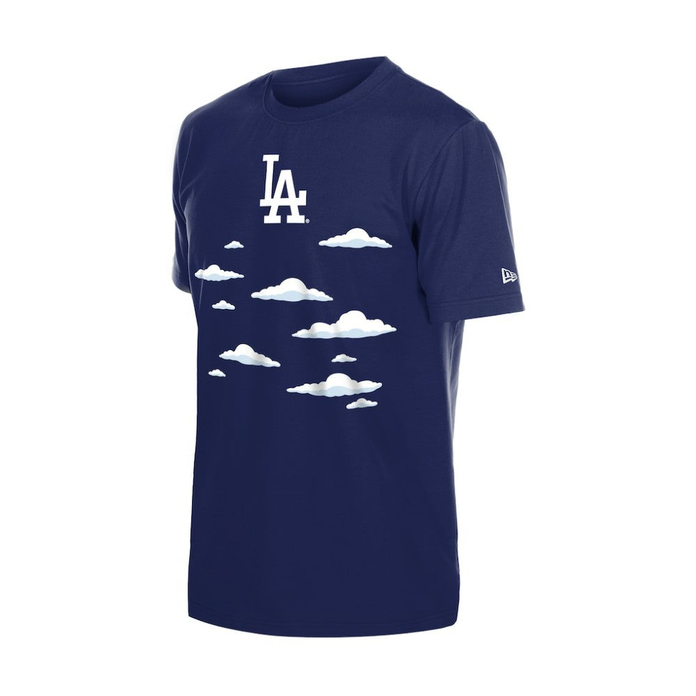 Royal Los Angeles Dodgers New Era MLB x Simpsons 2026 Collab Clouds T-Shirt