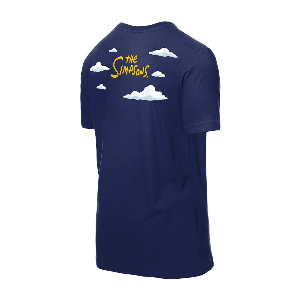 Royal Los Angeles Dodgers New Era MLB x Simpsons 2026 Collab Clouds T-Shirt