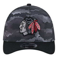 NHL Chicago Blackhawks New Era Zero Dark 39THIRTY Flex Hat