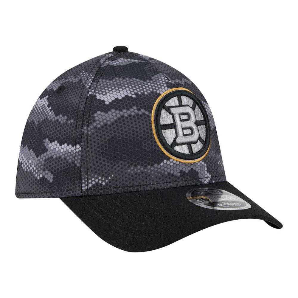 NHL Boston Bruins New Era Zero Dark 39THIRTY Flex Hat