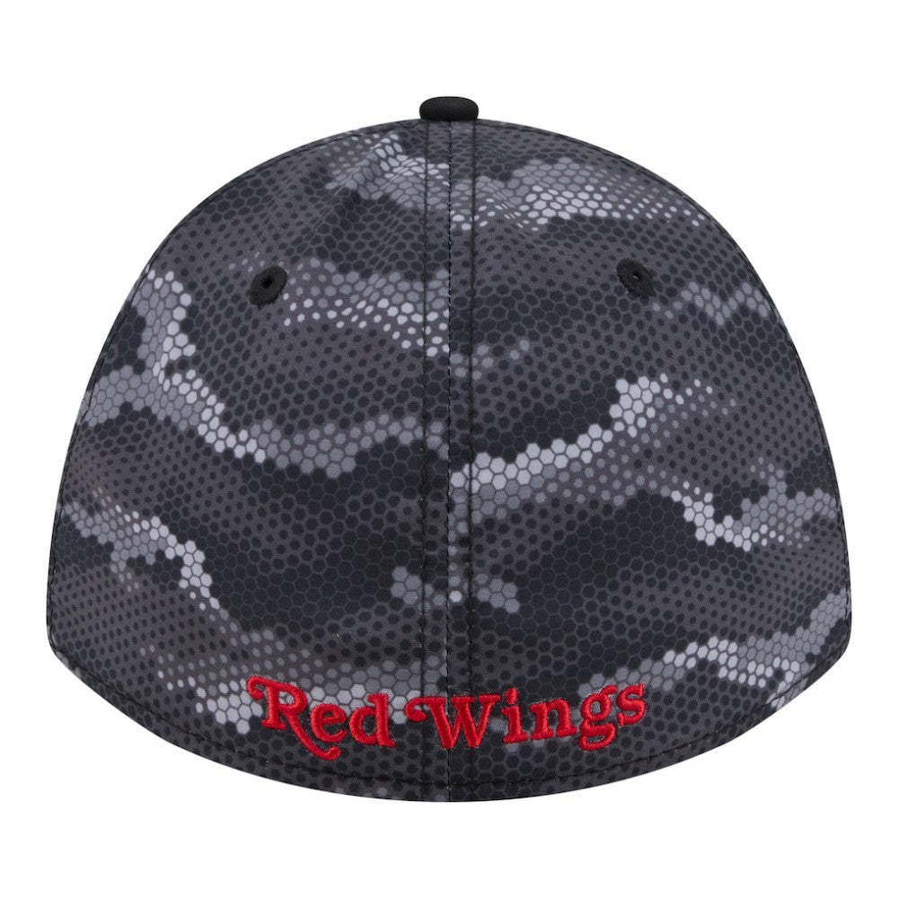 NHL Detroit Red Wings New Era Zero Dark 39THIRTY Flex Hat