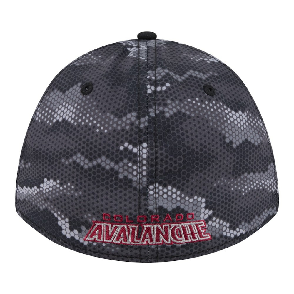 NHL Colorado Avalanche New Era Zero Dark 39THIRTY Flex Hat