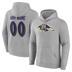 Team Authentic Personalized Name & Number Hoodie - Baltimore Ravens Hoodies