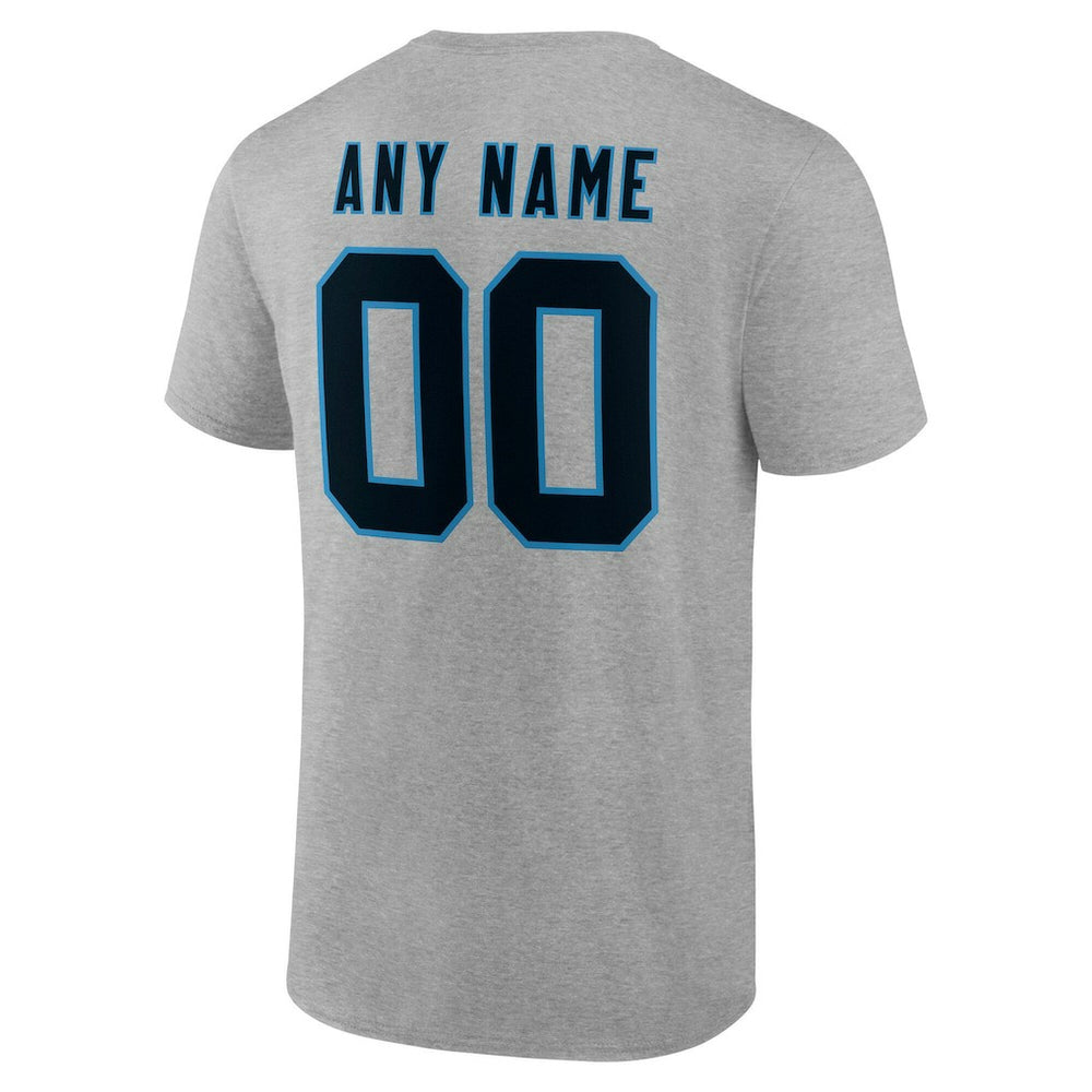 Team Authentic Personalized Name & Number T-Shirt - Carolina Panthers T-shirts