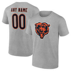 Team Authentic Personalized Name & Number T-Shirt - Chicago Bears T-shirts