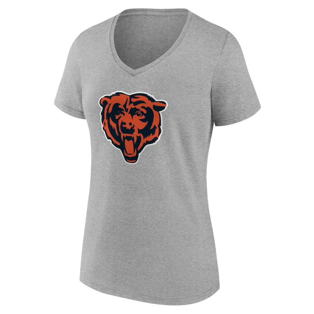 Women's Team Authentic Personalized Name & Number V-Neck T-Shirt - Chicago Bears T-shirts