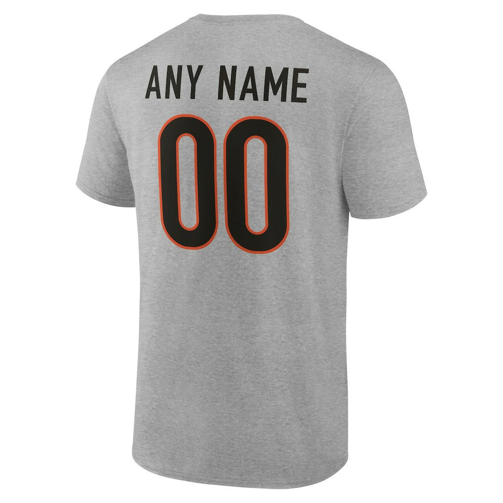 Team Authentic Personalized Name & Number T-Shirt - Cincinnati Bengals T-shirts