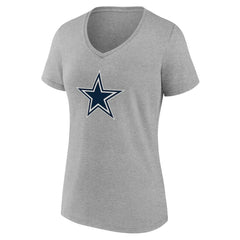 Women's Team Authentic Personalized Name & Number V-Neck T-Shirt - Dallas Cowboys T-shirts