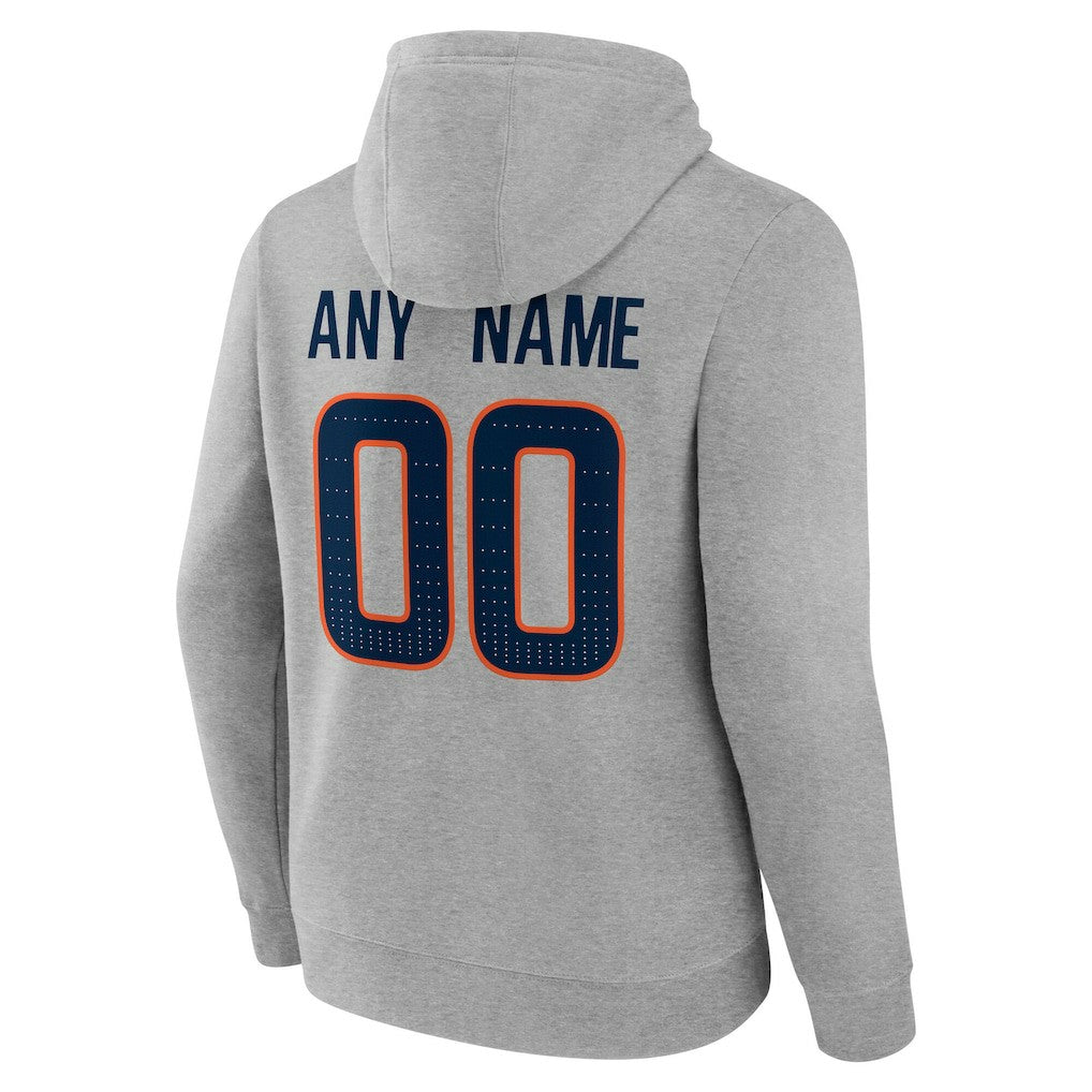 Team Authentic Personalized Name & Number Hoodie - Denver Broncos Hoodies
