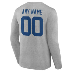 Team Authentic Personalized Name & Number Long Sleeve T-Shirt - Indianapolis Colts T-shirts