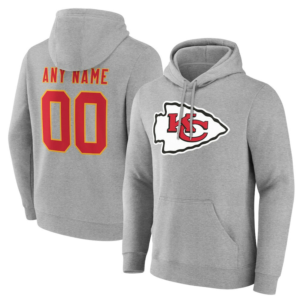 Team Authentic Personalized Name & Number Hoodie - Kansas City Chiefs Hoodies