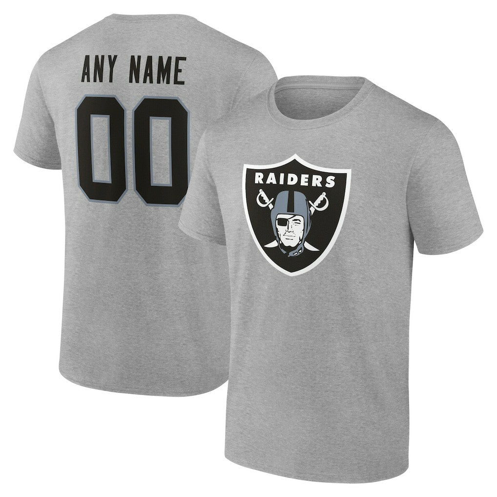 Team Authentic Personalized Name & Number T-Shirt - Las Vegas Raiders T-shirts