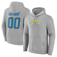 Team Authentic Personalized Name & Number Hoodie - Los Angeles Chargers Hoodies