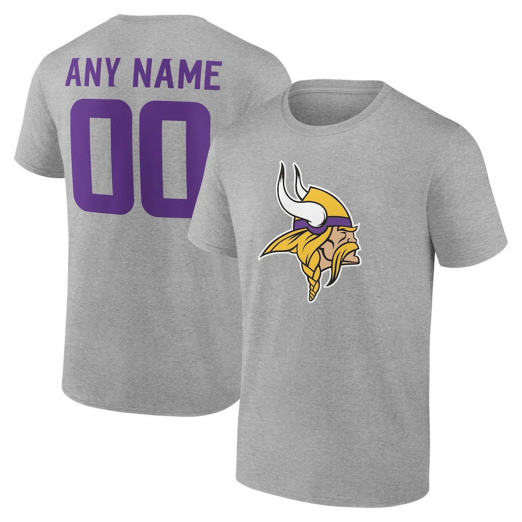 Team Authentic Personalized Name & Number T-Shirt - Minnesota Vikings T-shirts