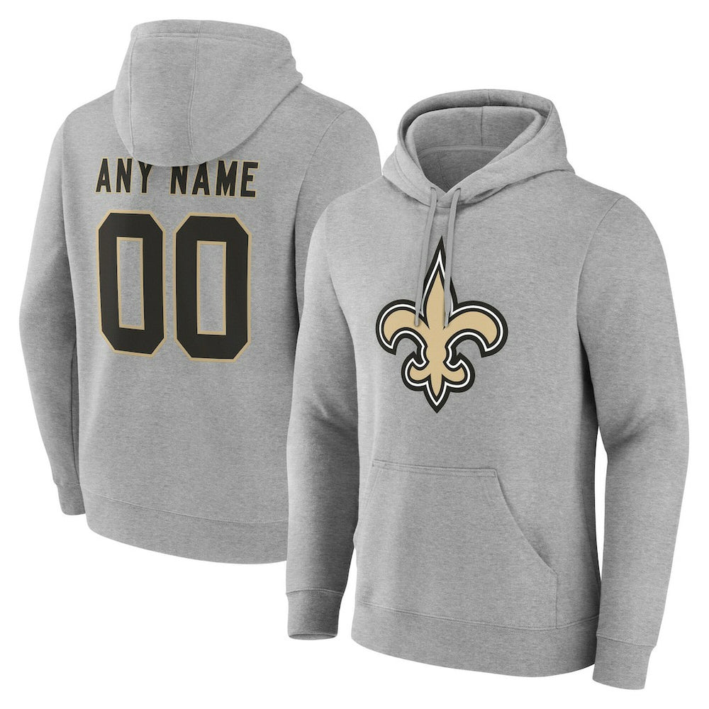 Team Authentic Personalized Name & Number Hoodie - New Orleans Saints Hoodies